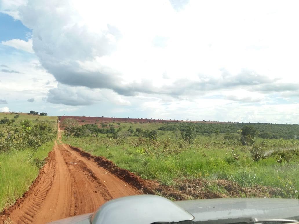 Raw, undeveloped land on the property before development began
